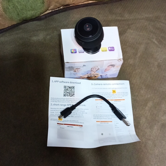 Battery remote wireless camera black - Picture 17 of 17